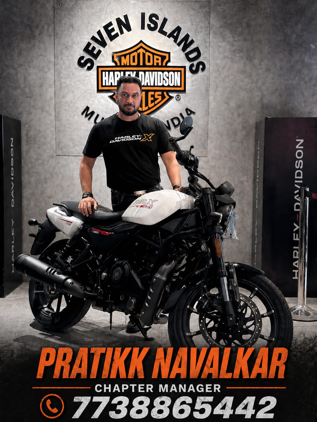 Chapter Manager Pratikk Navalkar contact poster